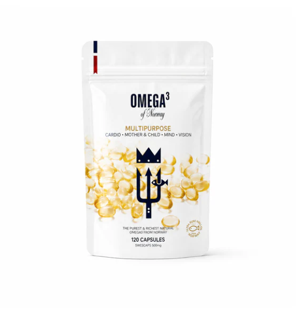 Omega-3 of Norway - 120 kapsulių (maišelyje)