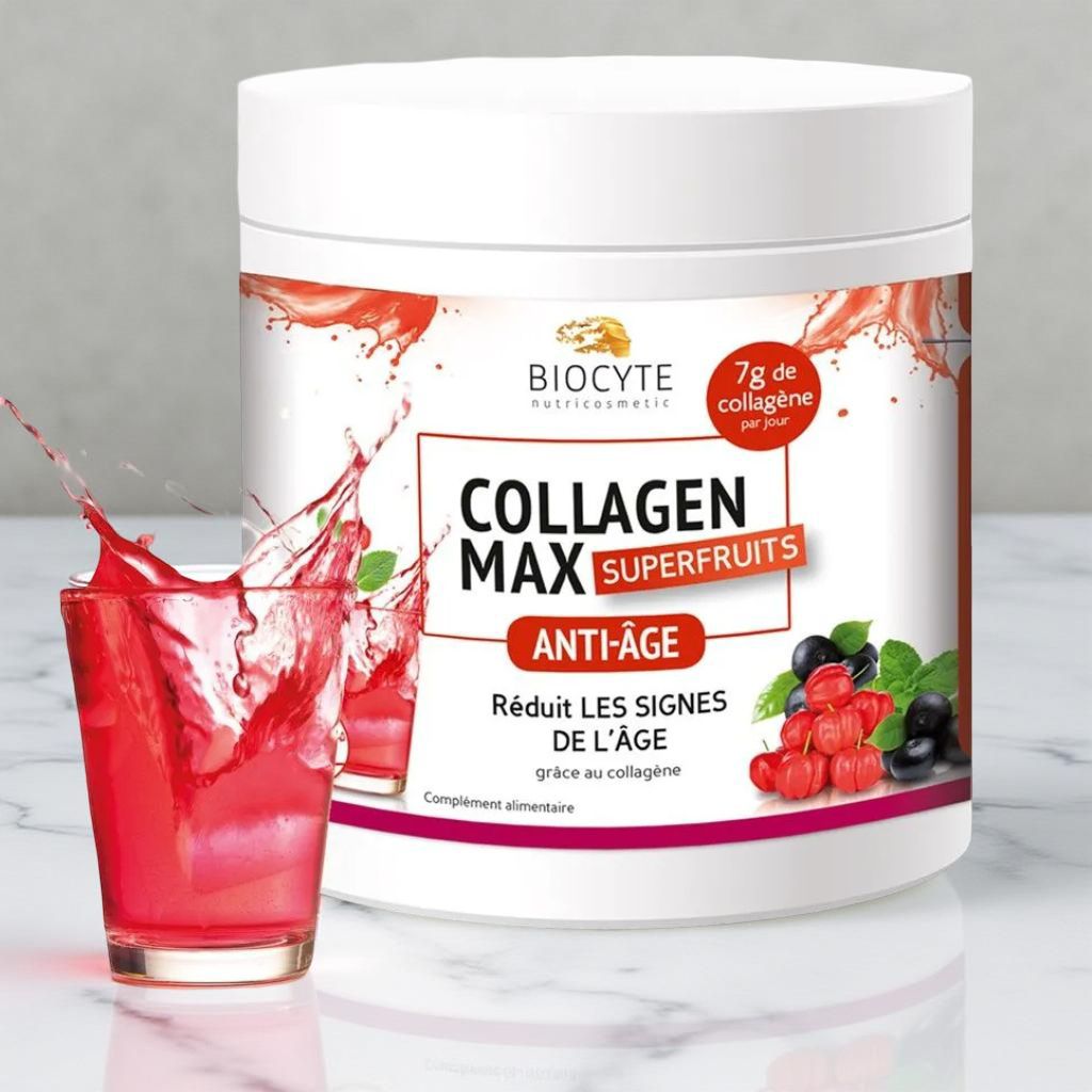 Collagen MAX, raudonų vaisių ir mėtų skonio