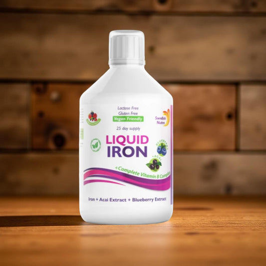 Swedish Nutra Liquid Iron – Skystas Geležies Papildas (500 ml)