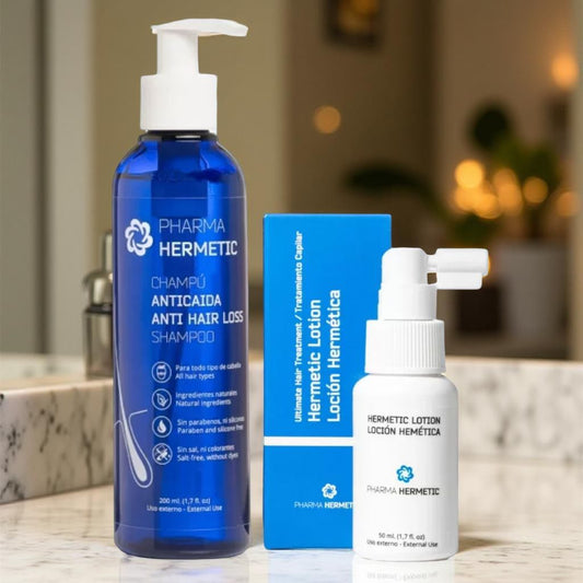 Lengvo plaukų slinkimo gydymo rinkinys (Pharma Hermetic)