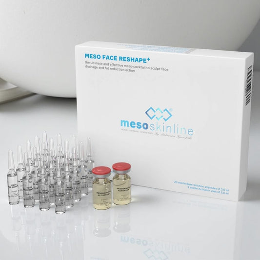 Veido formavimui, drenažui ir riebalų mažinimui MESO FACE RESHAPE+