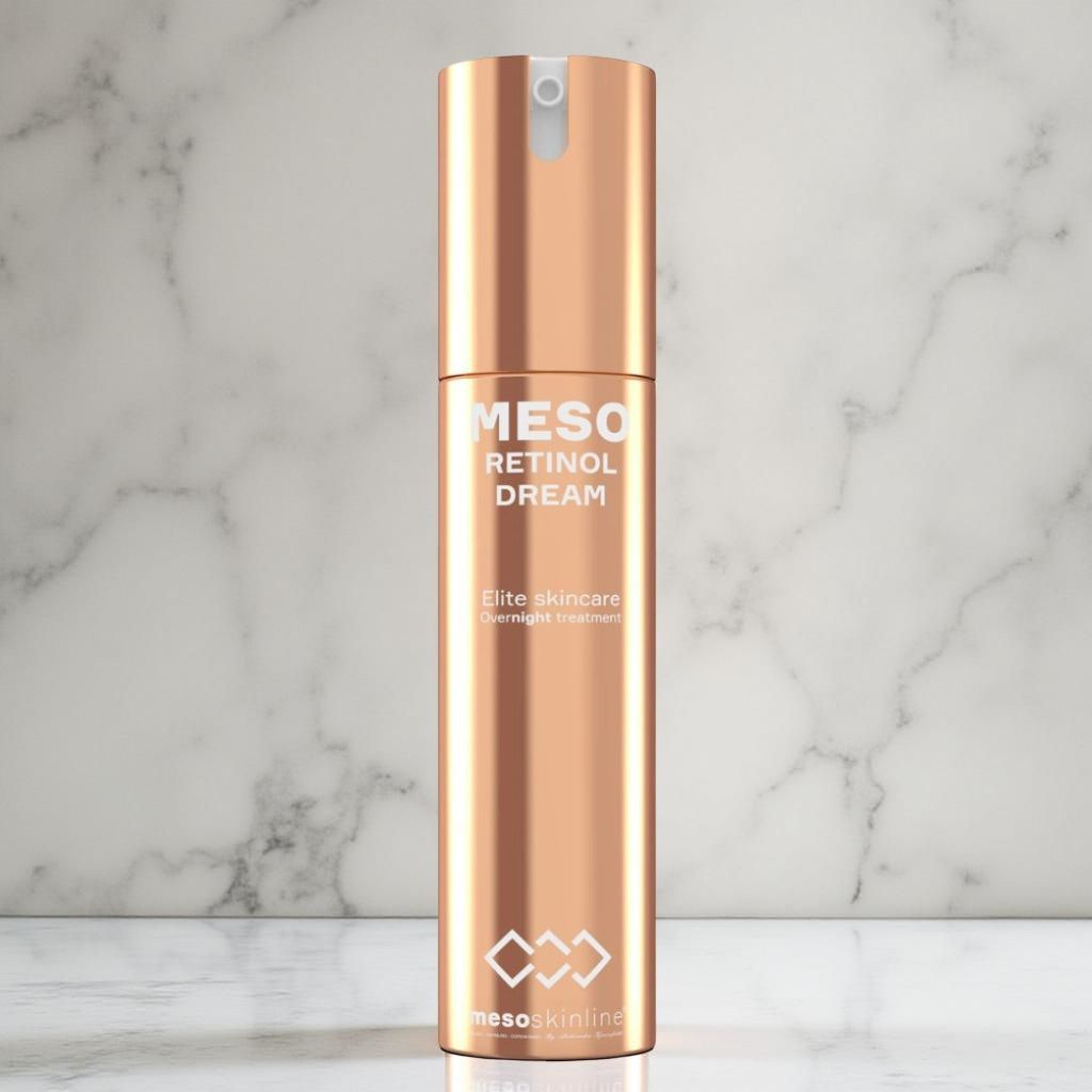 Naktinis veido kremas atkuriantis odos tekstūrą ir elastingumą MESO RETINOL DREAM