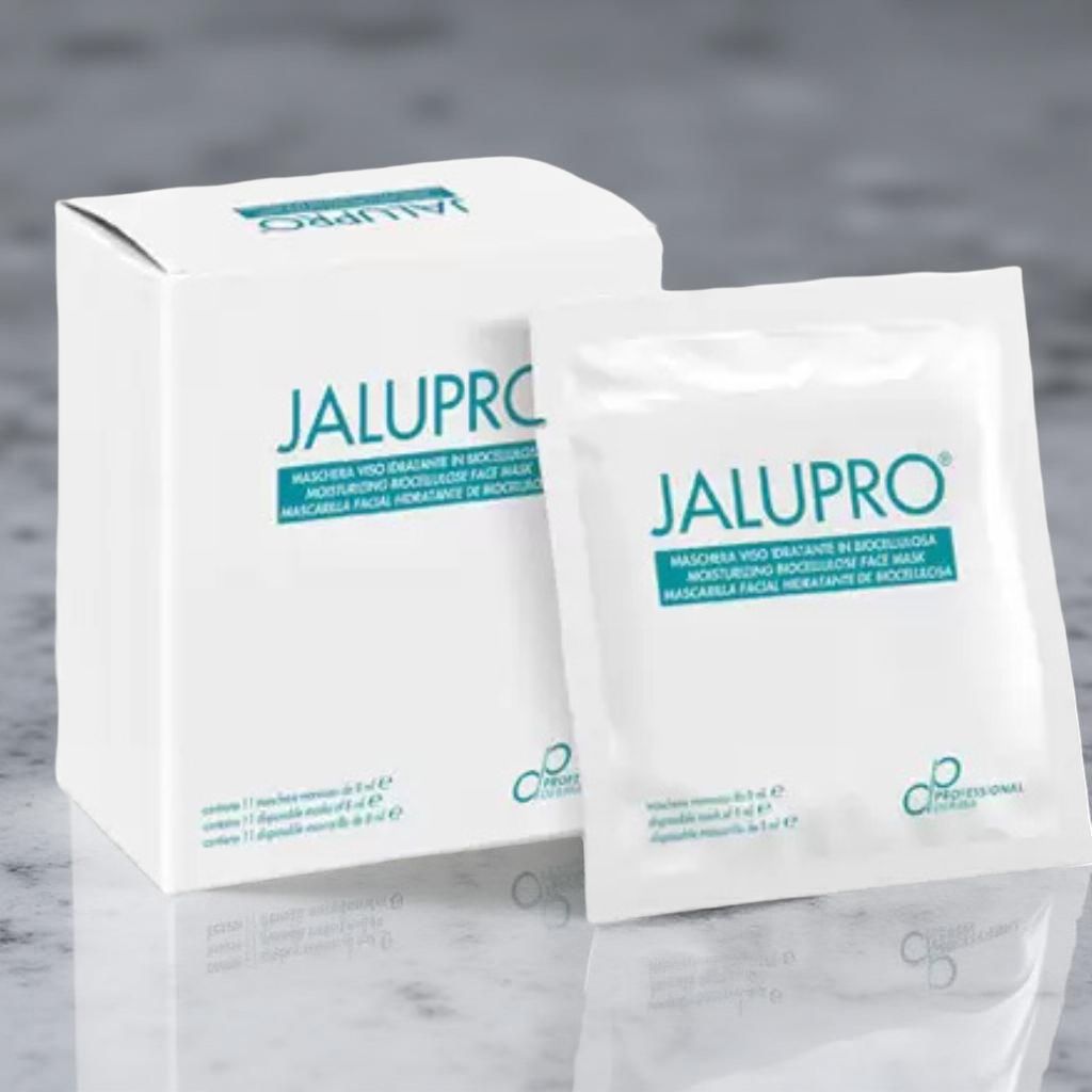 Drėkinanti ir atkurianti veido, kaklo ir paakių kaukė JALUPRO MASK