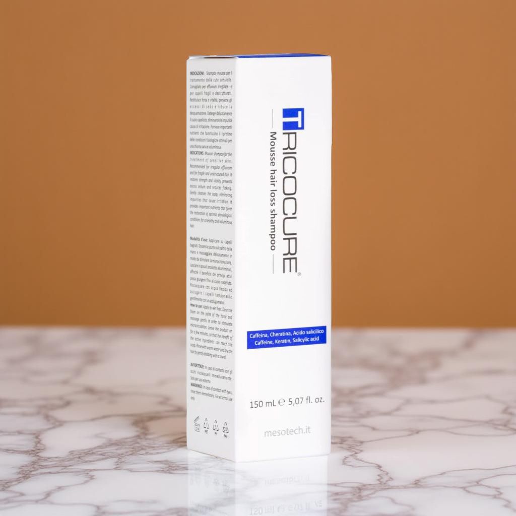 Šampūnas nuo plaukų slinkimo – TRICOCURE MOUSSE HAIR LOSS