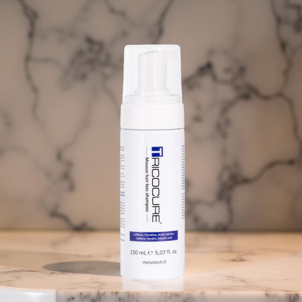 Šampūnas nuo plaukų slinkimo – TRICOCURE MOUSSE HAIR LOSS