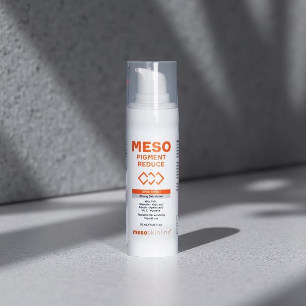 Hiperpigmentacijos, melizmos, spalvos pakitimų šalinimas su MESO PIGMENT REDUCE