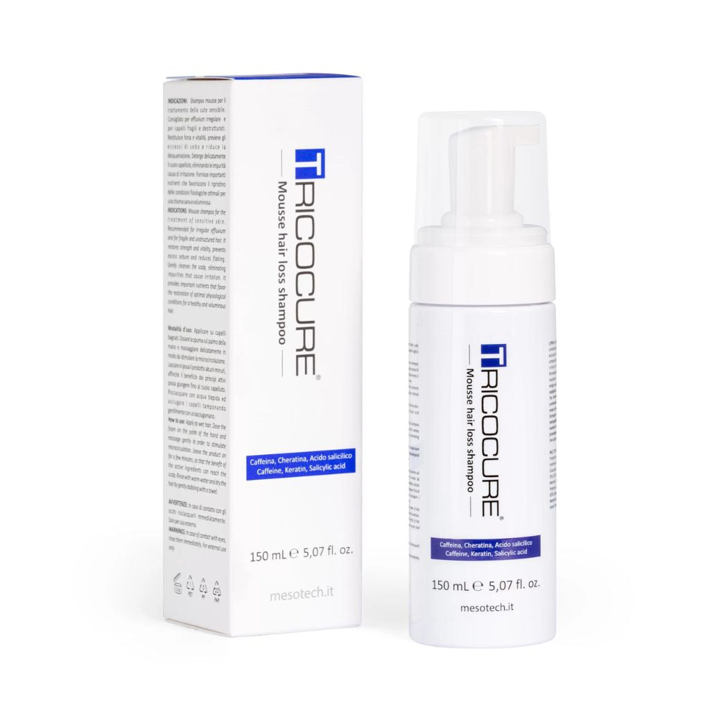 Šampūnas nuo plaukų slinkimo – TRICOCURE MOUSSE HAIR LOSS