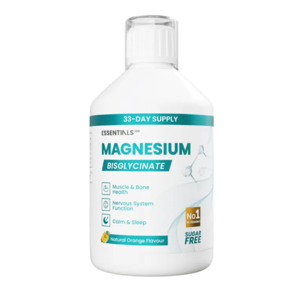 Swedish Nutra Magnesium Bisglycinate - magnio bisglicinatas (apelsinų skonio)