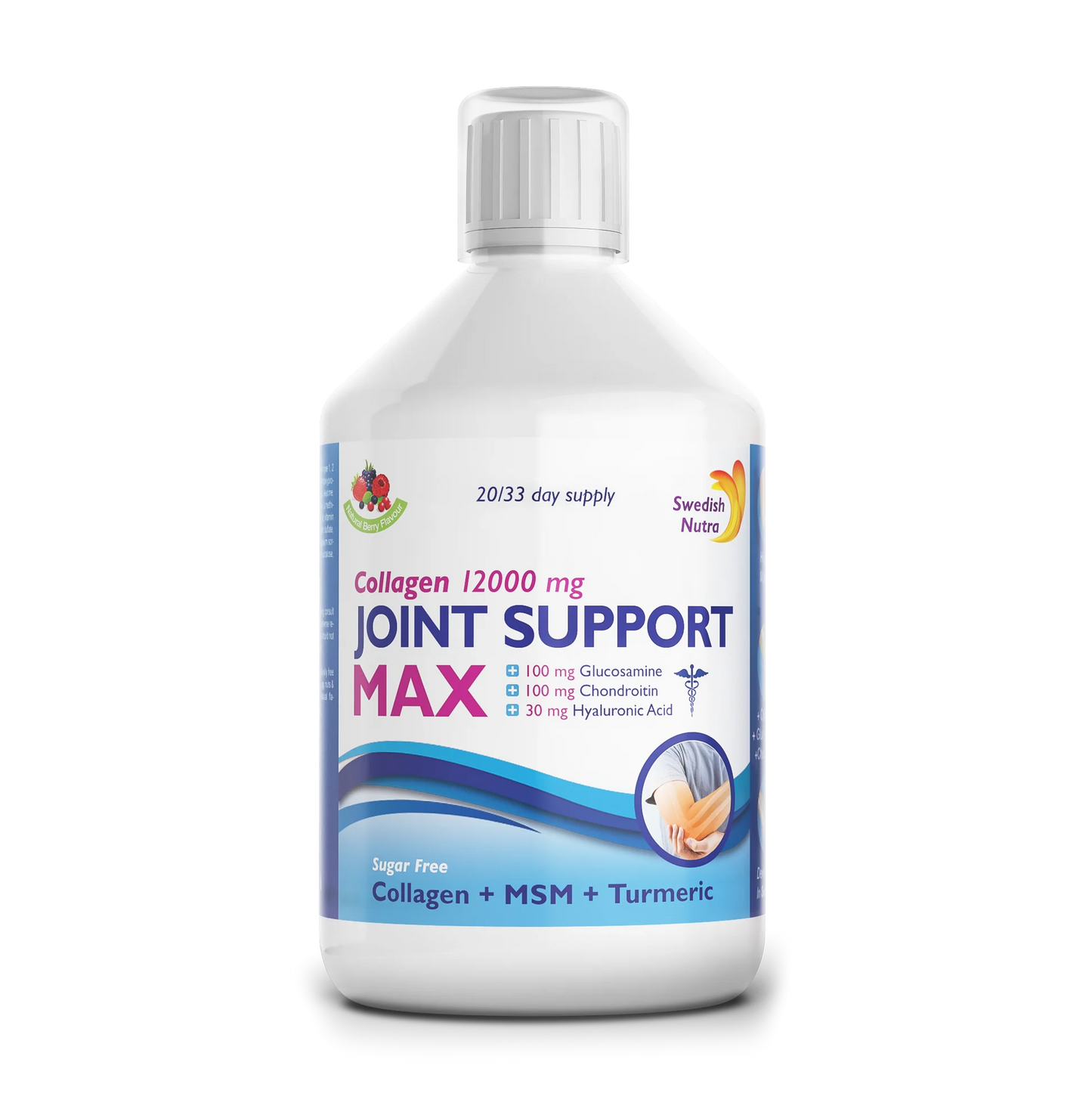 Swedish Nutra Joint Support MAX - skystas kolagenas sąnariams 500ml