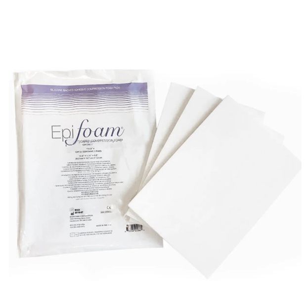 EpiFoam – silikoniniu sluoksniu dengti putų įdėklai pooperacinei priežiūrai