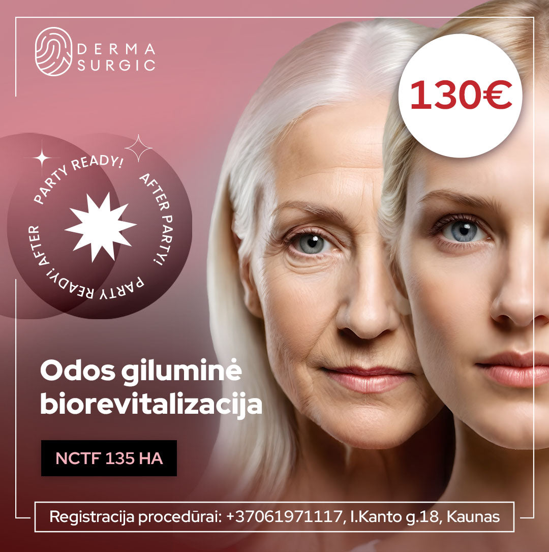 Odos giluminė biorevitalizacija su NCTF 135 HA