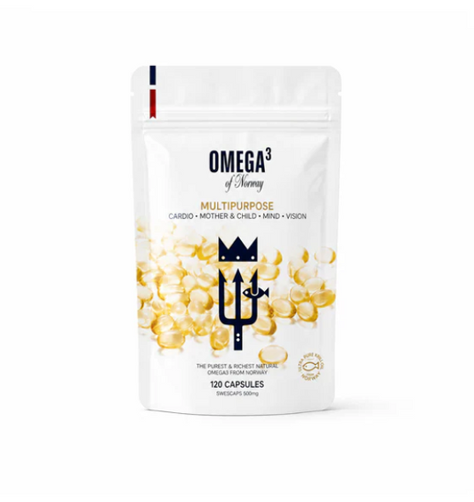 Omega-3 of Norway - 120 kapsulių (maišelyje)