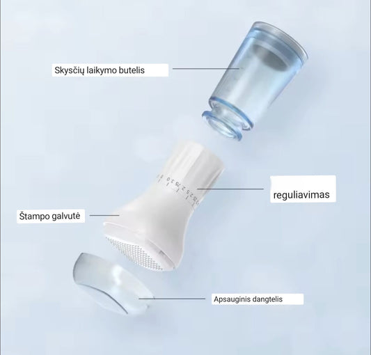 Derma Stamp plaukų priežiūrai, su serumo aplikatoriumi