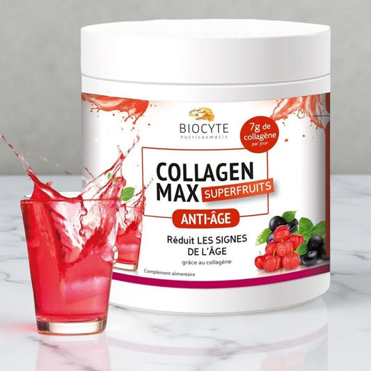 Collagen MAX, raudonų vaisių ir mėtų skonio