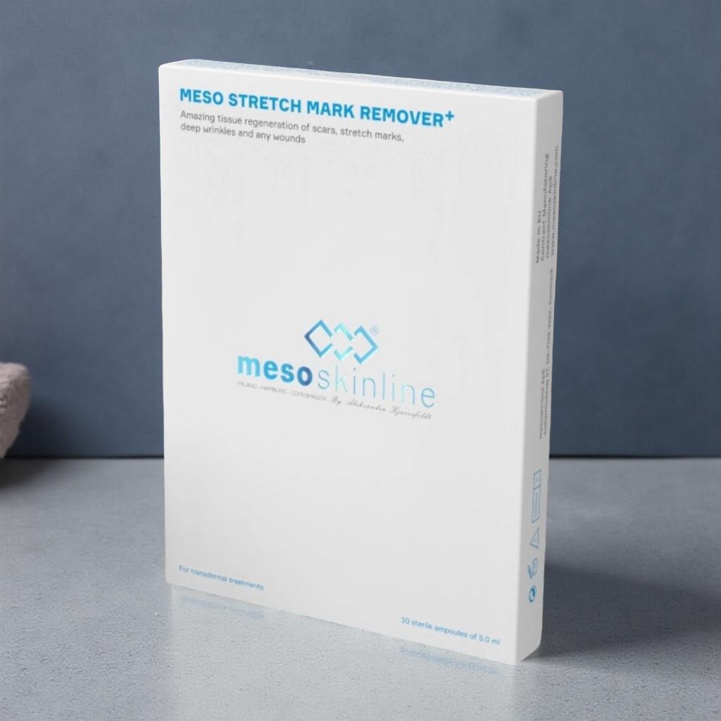 Strijų šalinimas su MESO STRETCH MARK REMOVER+