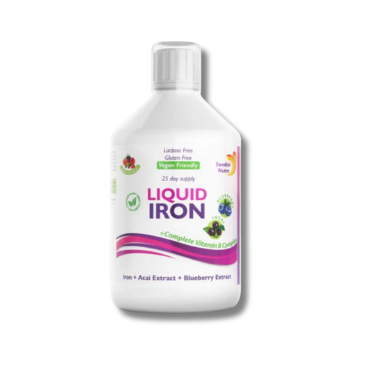 Swedish Nutra Liquid Iron – Skystas Geležies Papildas (500 ml)