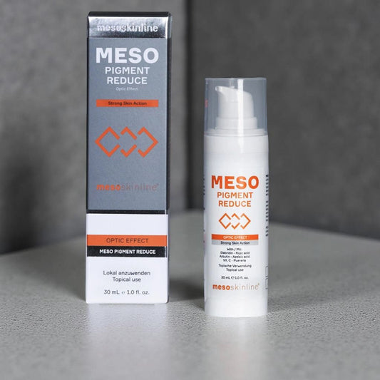 Hiperpigmentacijos, melizmos, spalvos pakitimų šalinimas su MESO PIGMENT REDUCE