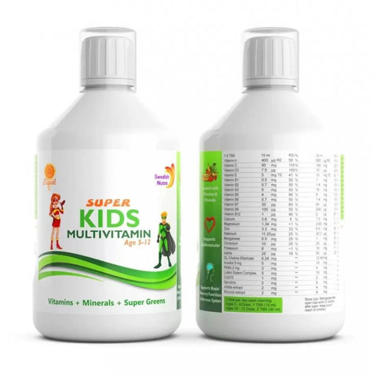 Swedish Nutra- Super Kids multivitaminai