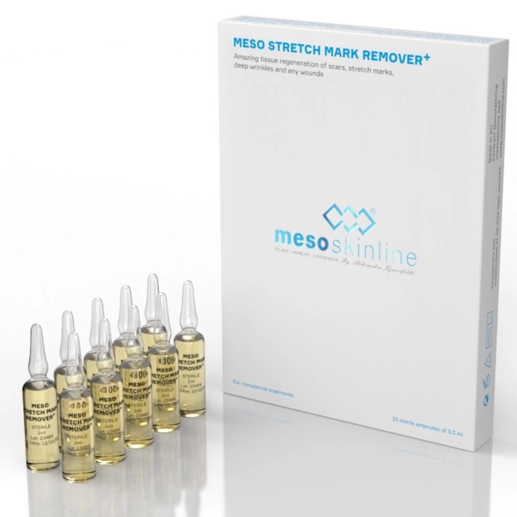 Strijų šalinimas su MESO STRETCH MARK REMOVER+