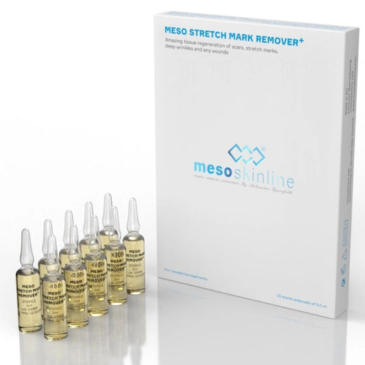 Strijų šalinimas su MESO STRETCH MARK REMOVER+