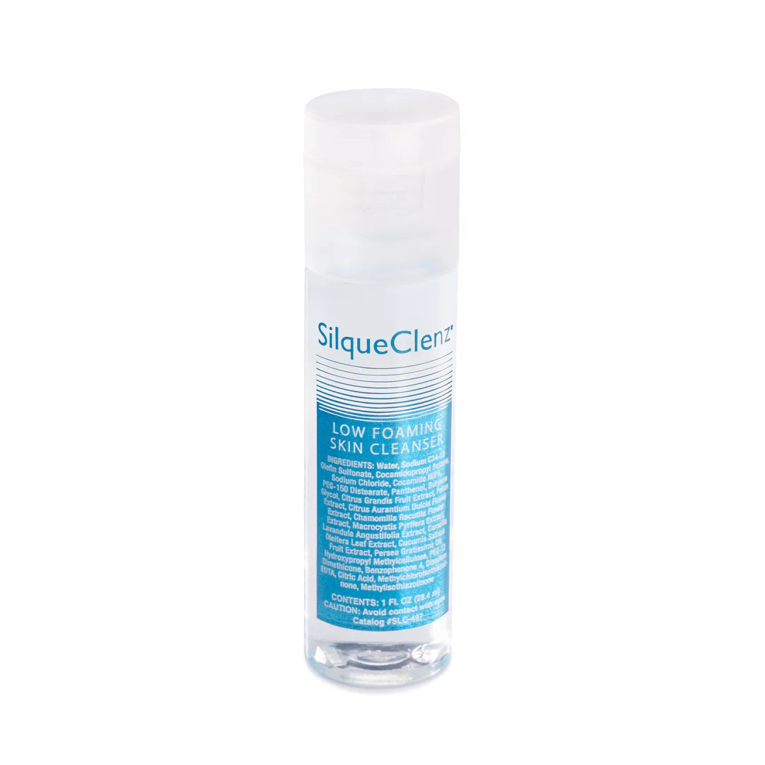 SilqueClenz Low Foaming Skin Cleanser – švelnus, mažai putojantis, žemo pH odos prausiklis, skirtas randų, jautrios bei po procedūrų sudirgusios odos priežiūrai