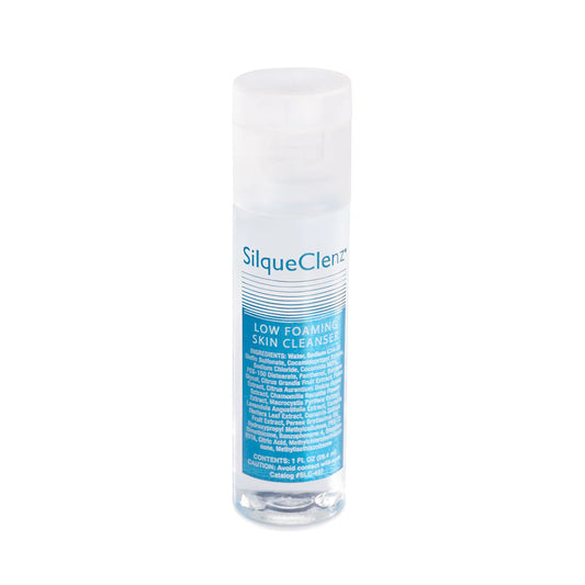 SilqueClenz Low Foaming Skin Cleanser – švelnus, mažai putojantis, žemo pH odos prausiklis, skirtas randų, jautrios bei po procedūrų sudirgusios odos priežiūrai