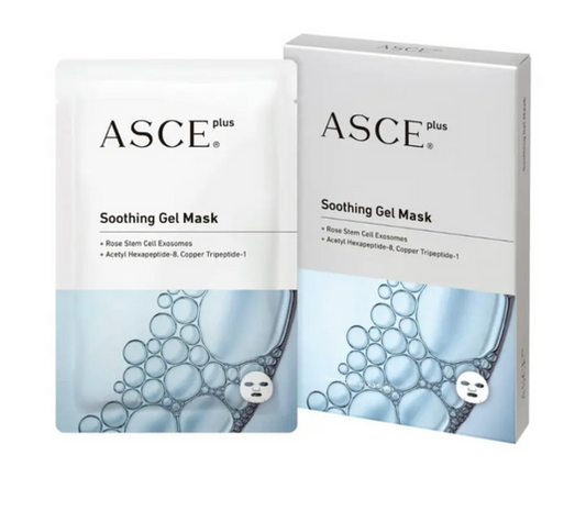 ASCE SOOTHING GEL MASK - raminanti veido kaukė su egzosomomis (1 kaukė)