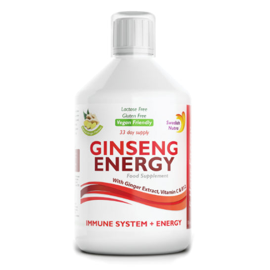 Swedish Nutra Ginseng Energy - papildas energijai ir imunitetui